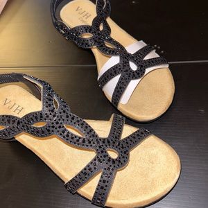 VJH rhinestone sandals